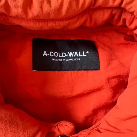 A-COLD-WALL* Men's Orange Puffer Jacket